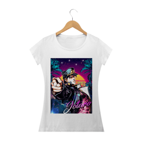 Nome do produto  Camiseta Jotaro JoJo Futurista Preta e Branca