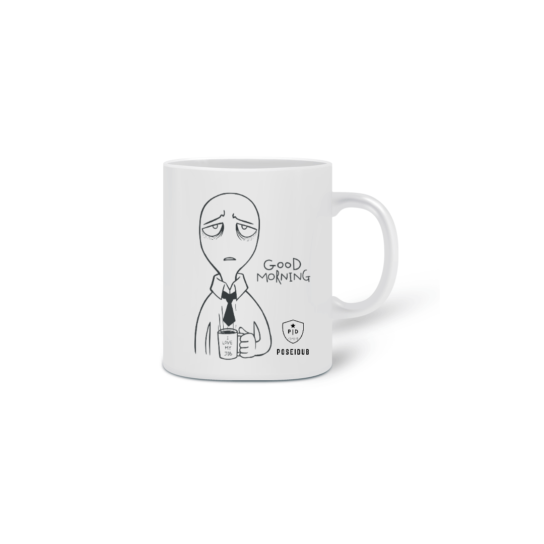 Nome do produto: Caneca Poseidub Frases e desenhos