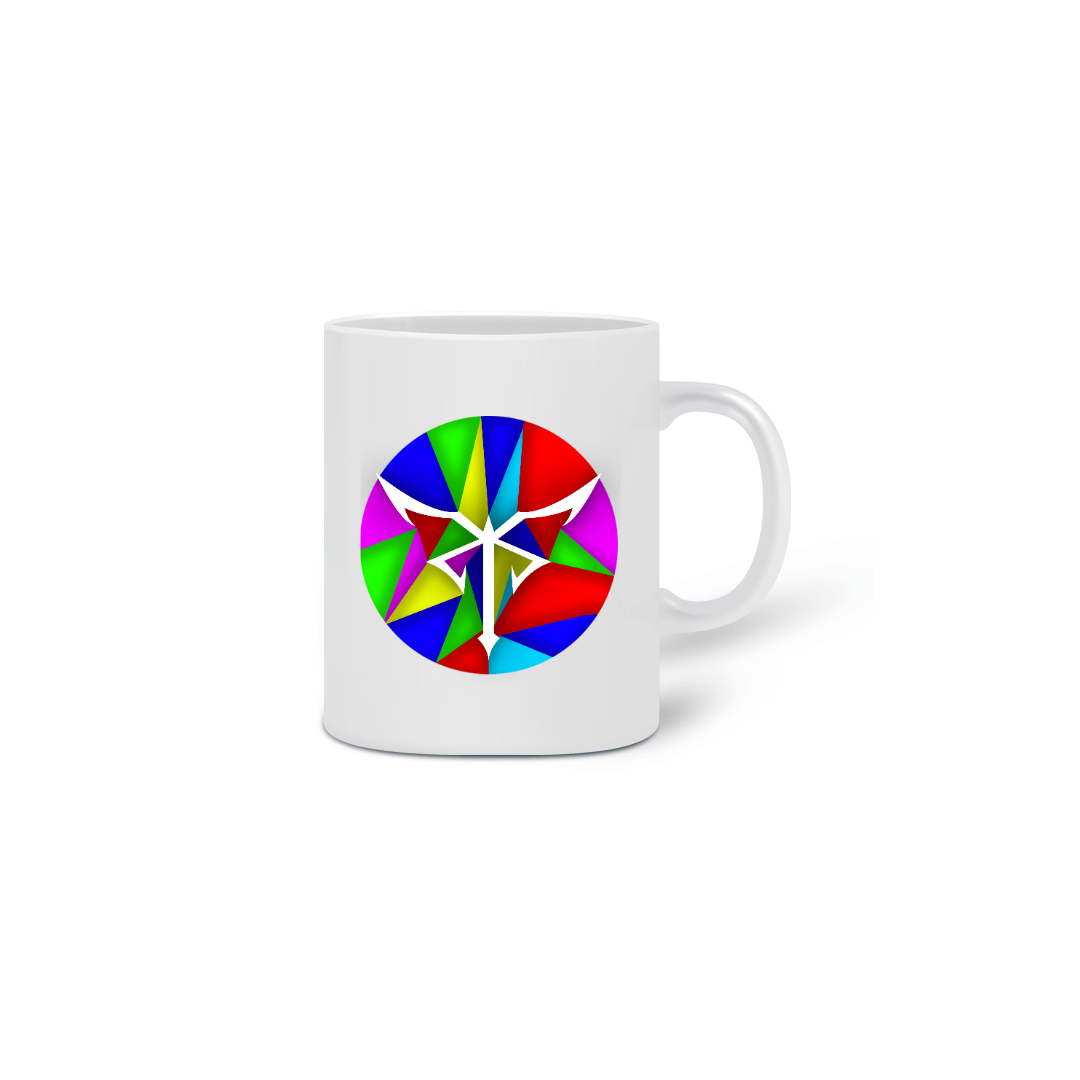 Nome do produto: Caneca Puzzle Los Iluminados