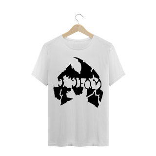 T-Shirt Camiseta de Malha Quality WUTANG Logo Method Com Letra