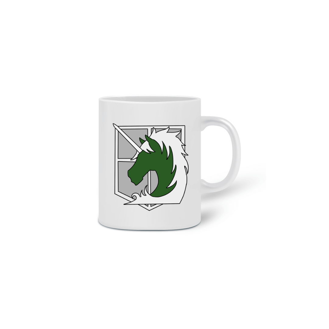 Nome do produto: Caneca attack On titan DIvisão da Polícia Militar