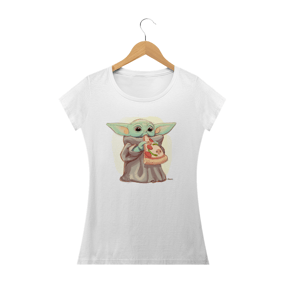 Camiseta Baby Look Baby Yoda