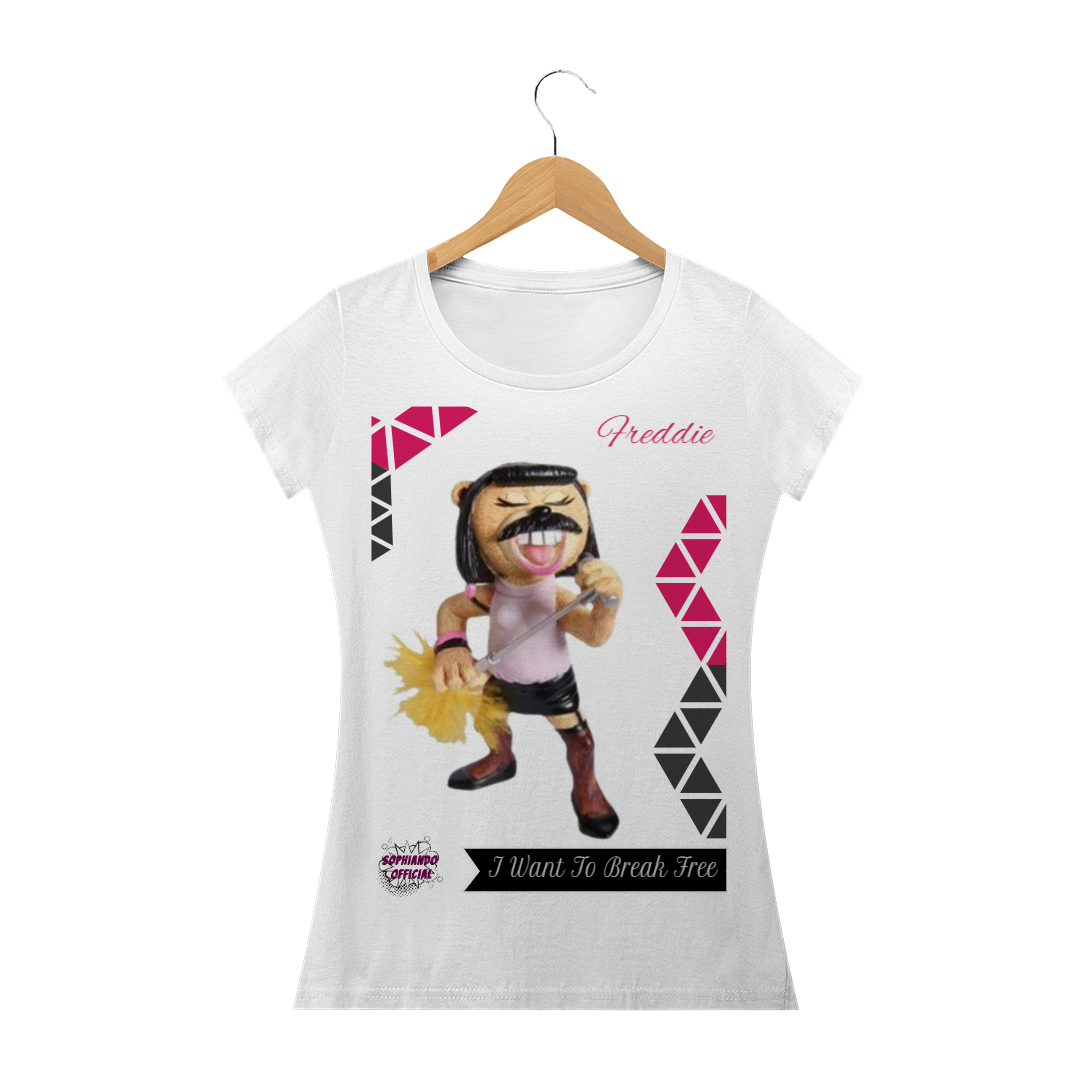 Freddie! Camisa Feminina Baby Long Quality