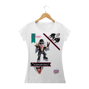 Nome do produtoGene Simmons! Camisa Feminina Baby Long Quality