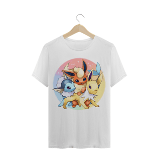 CAMISETA POKEMON - EVOLUÇÃO EEVEE