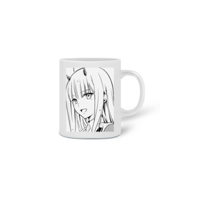 MarmitaGeek darling in the franxx - Zero Two Caneca