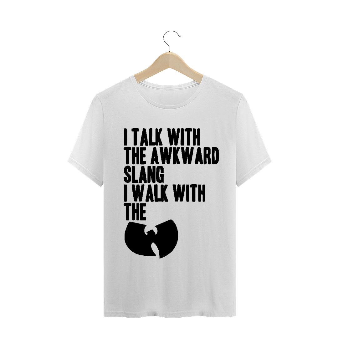 Camiseta de Malha Quality Wu Tang Clan I Talk Black