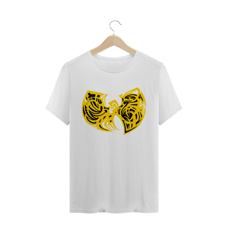 Camiseta de Malha Quality Wu Tang Clan Logo Listras