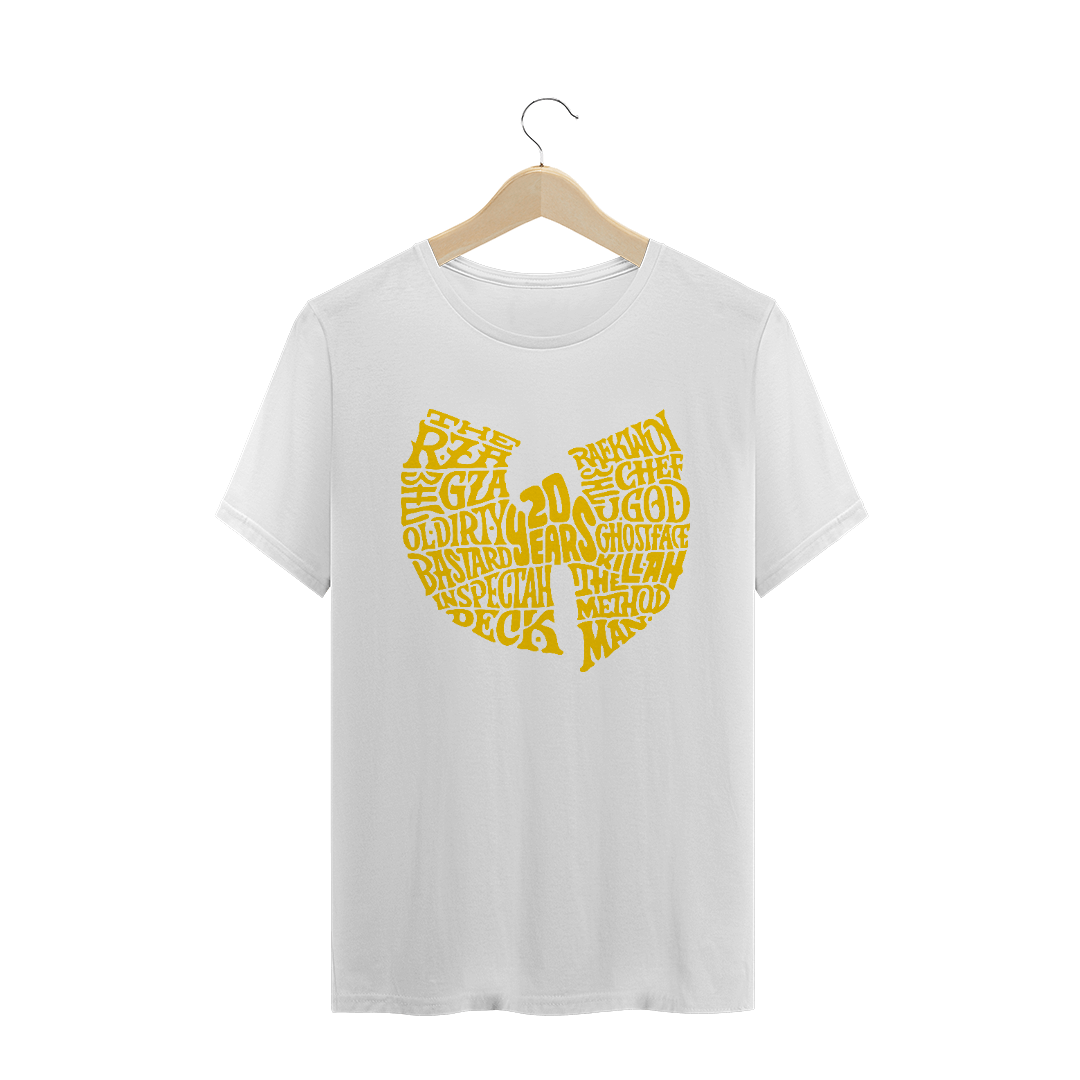 Camiseta de Malha Wu Tang Clan Hip Hop PLUS SIZE 20 Years