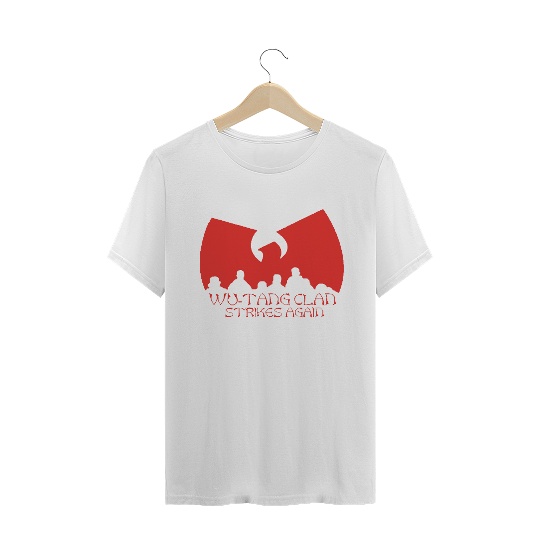 Camiseta de Malha Wu Tang Clan Hip Hop PLUS SIZE Strike Again Vermelho