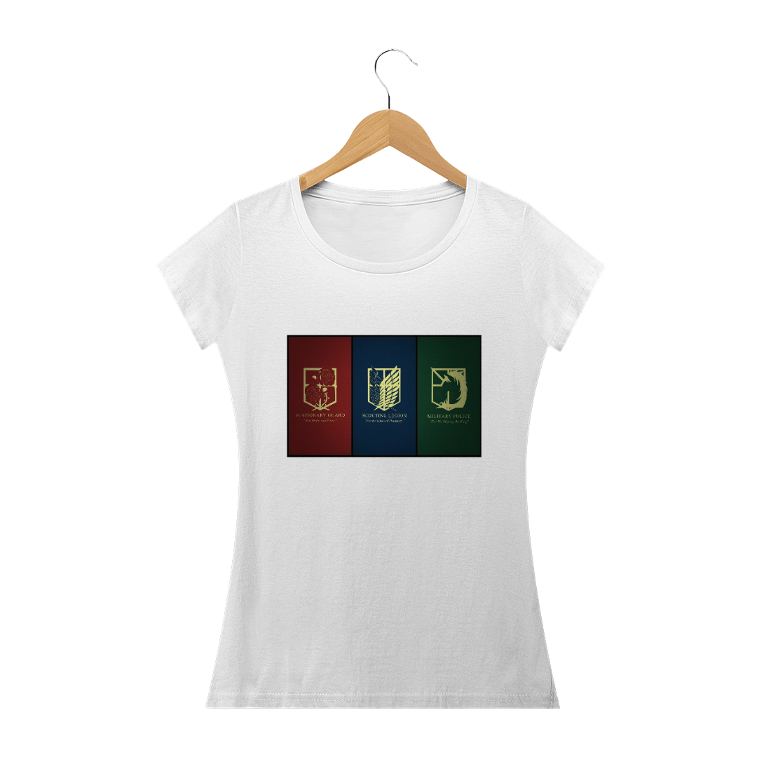 Nome do produto: Camiseta - Shingeki no Kyojin - Feminina 