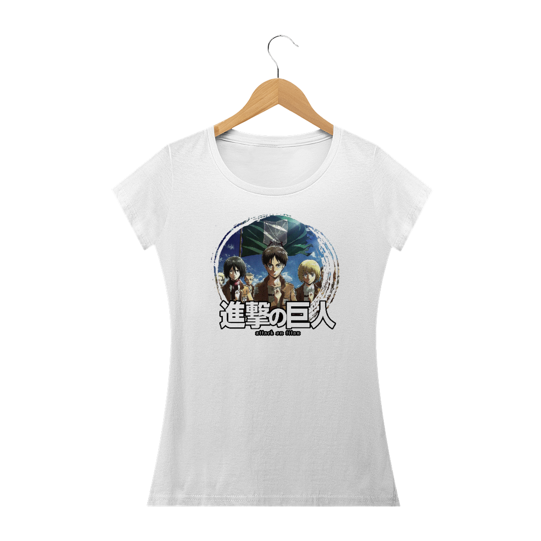 Nome do produto: Camiseta - Shingeki no Kyojin - Feminina 