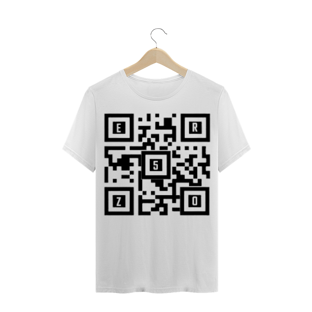 Nome do produto: CAMISETA MASCULINA QRCODE 5ZERO