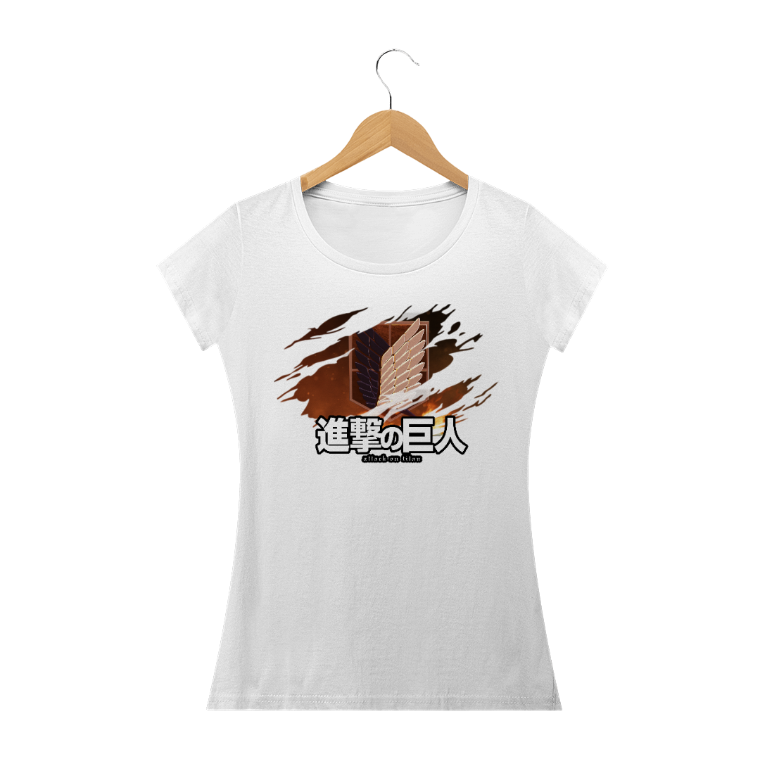 Nome do produto: Camiseta - Shingeki no Kyojin - Feminina 