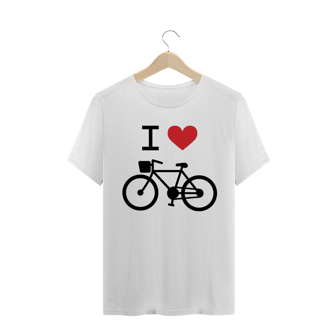 Nome do produto: camiseta masculina eu amo Bike
