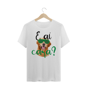 Camiseta Golden Retriever - E aí cara?