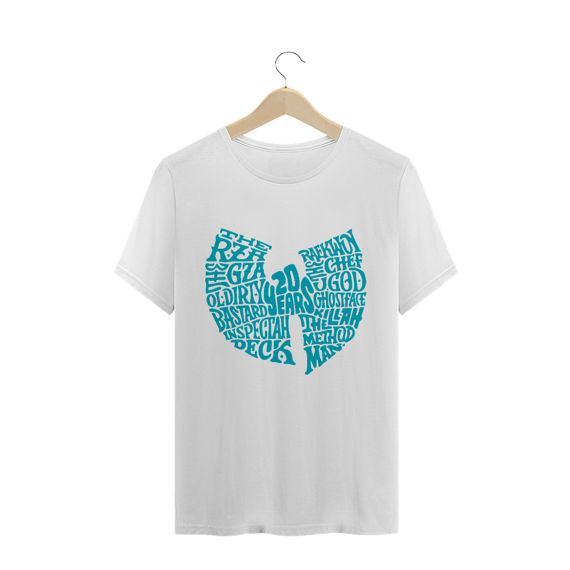 Camiseta de Malha Quality Wu Tang Clan 20 Years Azul