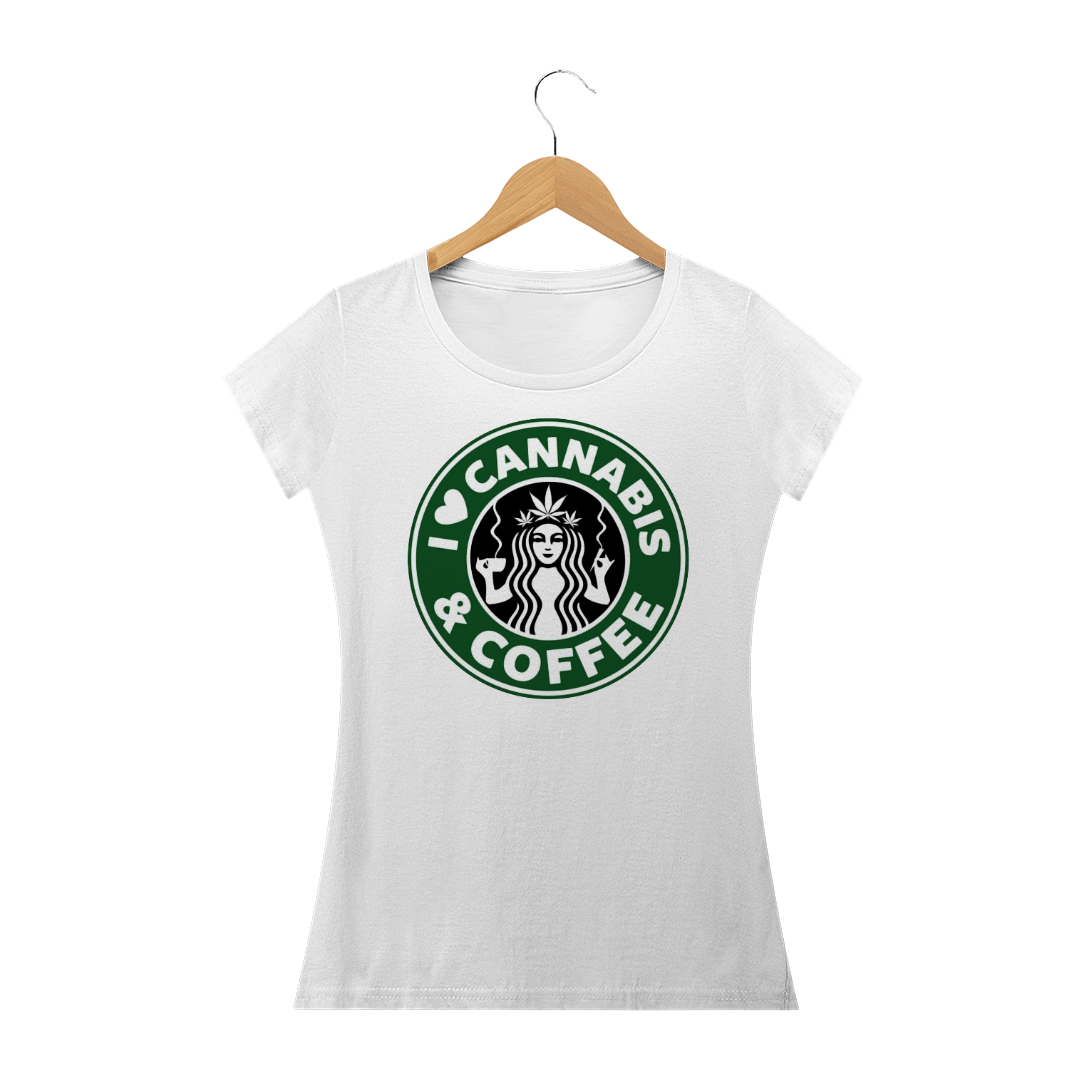 Nome do produto: I love Cannabis e Coffee (Baby Long)