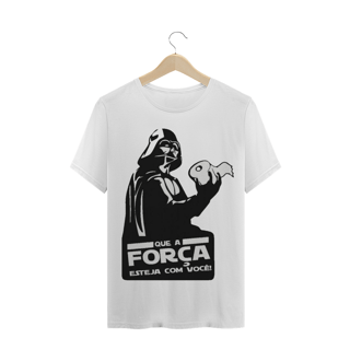Nome do produto Camisa que a força esteja com você NO BANHEIRO -  PROMOÇÃO DE INAUGURAÇÃO DE 59,90 POR APENAS 45,69