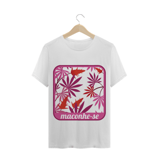 Nome do produtoT-Shirt Maconhe-se Rosa