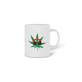 Caneca Folha de Óculos e Faixa
