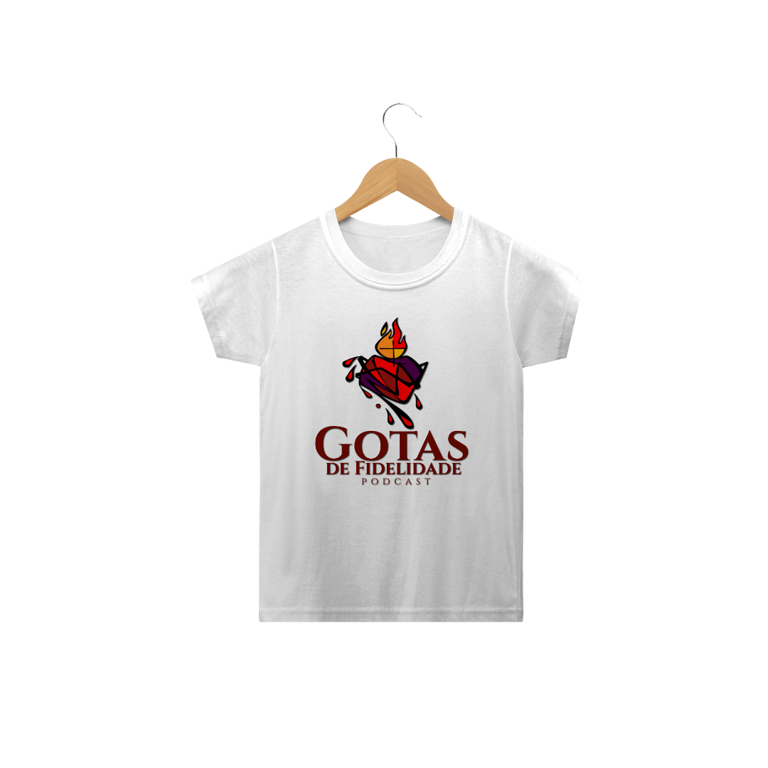 Camiseta Infantil Gotas de Fidelidade