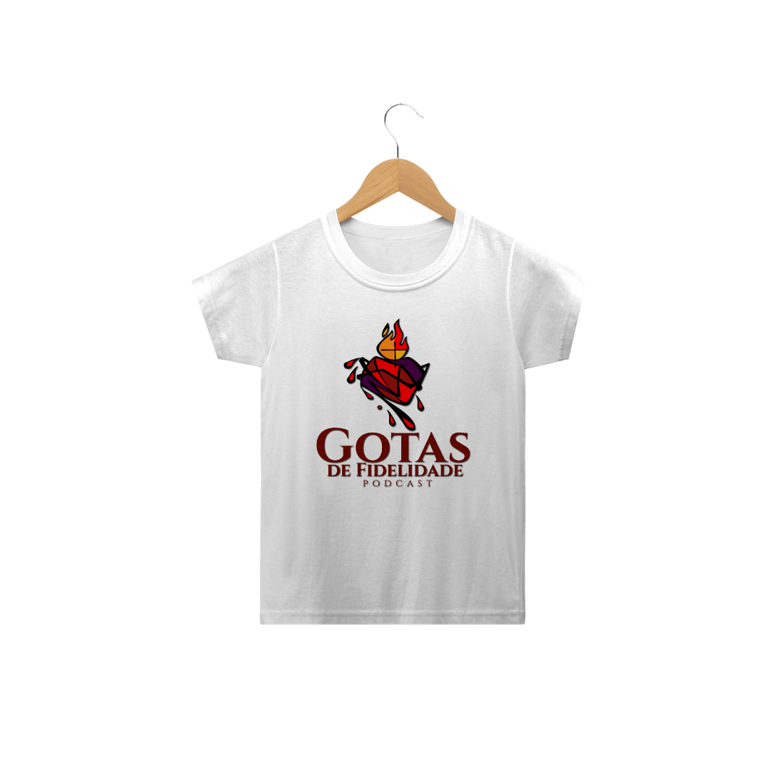 Nome do produto: Camiseta Infantil Gotas de Fidelidade
