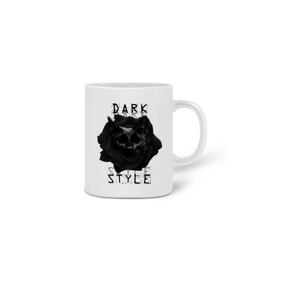 CANECA DARK STYLE CAT DIE.
