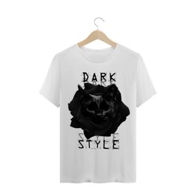 T-SHIRT DARK STYLE CAT DIE.
