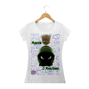 Nome do produtoMarvin O Marciano! Camisa Feminina Baby Long Quality