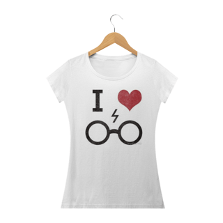 T-shirt feminina I Love Harry Potter