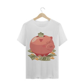 Camiseta Masculina - Porco da Poupança