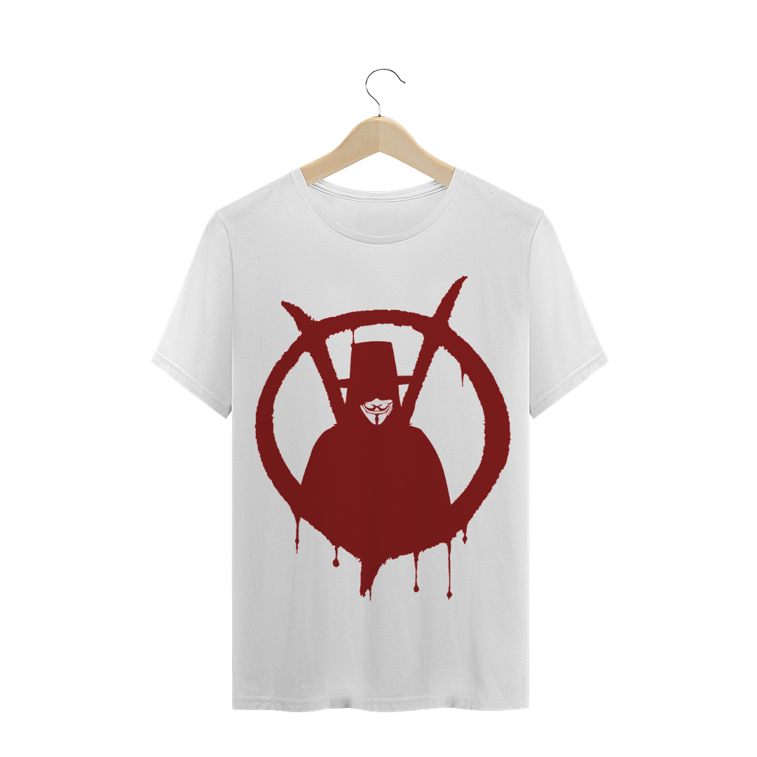 Nome do produto: Camiseta Masculina - V de Vingança