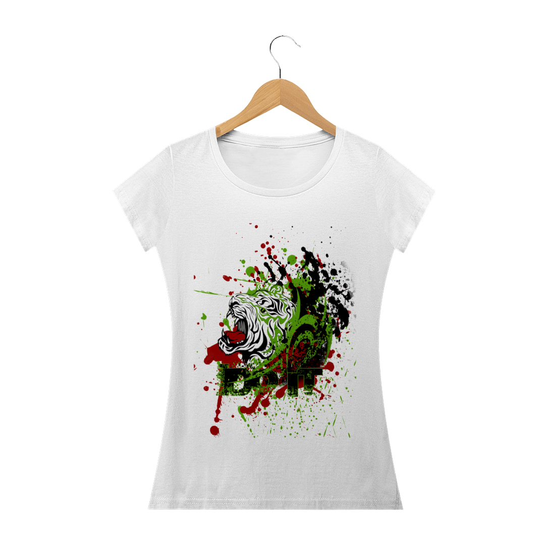 Nome do produto: Camiseta Baby Long Feminina - Do It Tigre