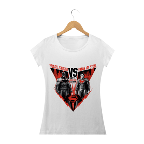 Camiseta Baby Long Feminina - Batman vs Superman