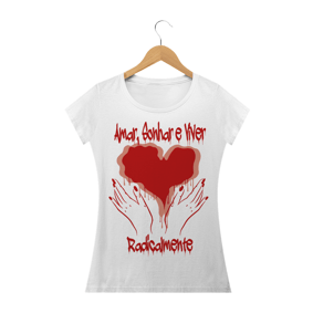 Camisa baby long - Amar radicalmente