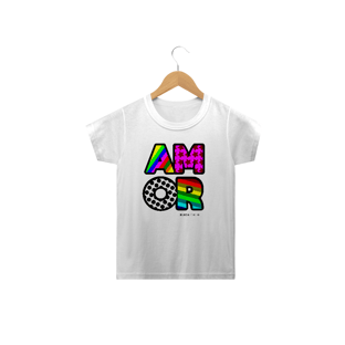 Nome do produtoAmor, Camiseta Infantil, Bluza.com.br