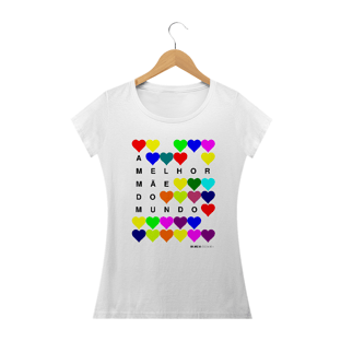 Nome do produtoA melhor mãe do mundo, Camiseta Feminina, Bluza.com.br