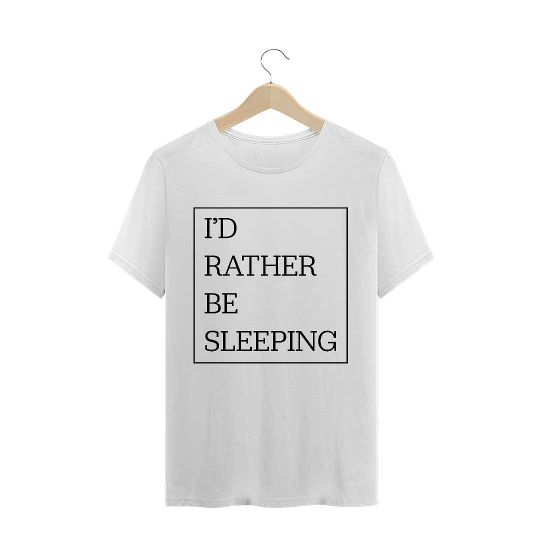 Nome do produto: Camiseta unissex - I\'d rather be sleeping