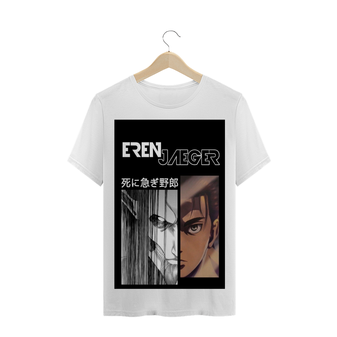 T-SHIRT PRIME - COLEÇÃO ESPECIAL ANIMES - EREN JAEGER