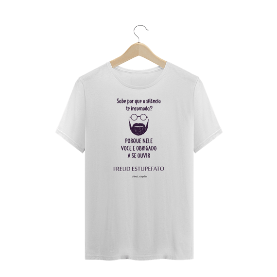 Camiseta Silêncio Masculina Premium