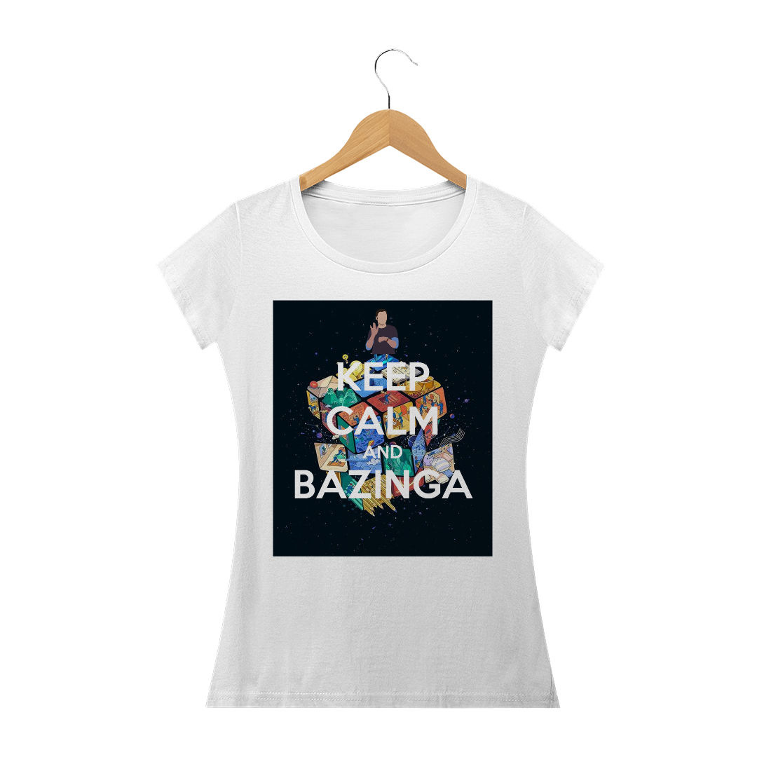 Nome do produto: Camiseta Feminina Bazinga