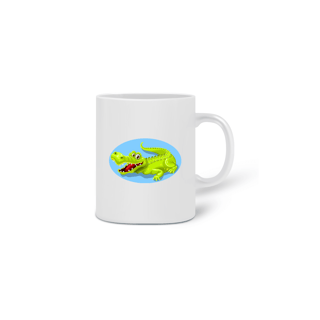 Nome do produto Caneca Cerâmica Estampa Jacaré Sorrindo
