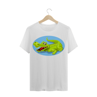 Nome do produto Camiseta Masculina Quality Estampa Jacaré Sorrindo