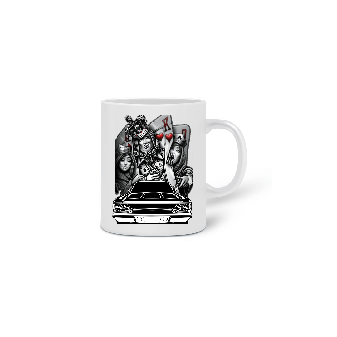 Nome do produto: Caneca Baralho do Rei