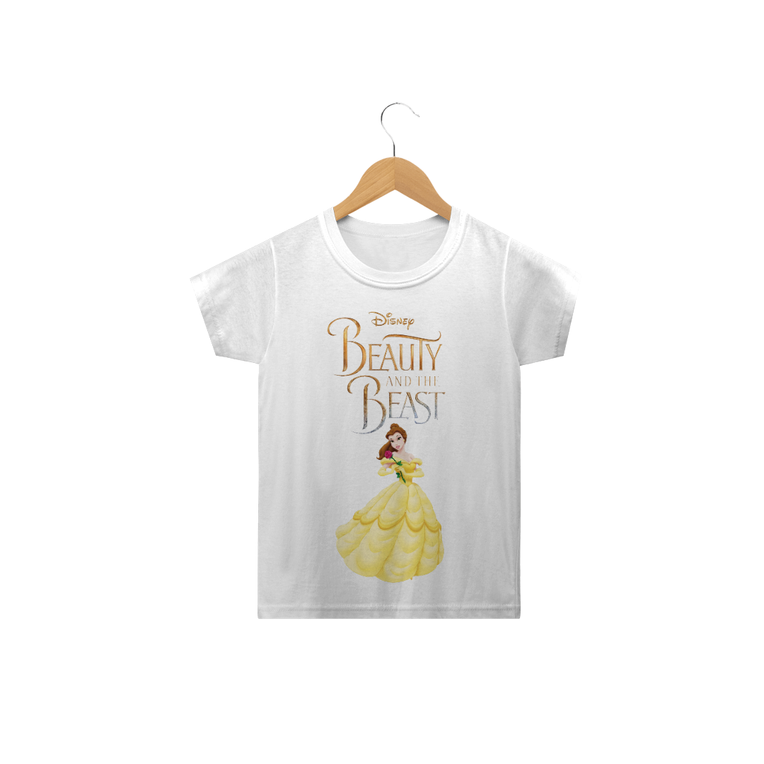 Nome do produto: Camiseta Infanti A Bela e a Fera