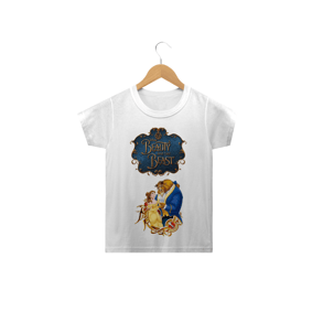 Camiseta Infantil A Bela e a Fera