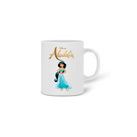 Coleção Canecas das Princesas - Jasmine Aladdin