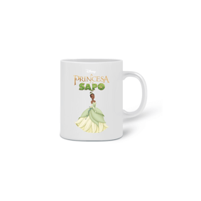 Coleção Caneca Princesas - Tiana - A Princesa e o Sapo