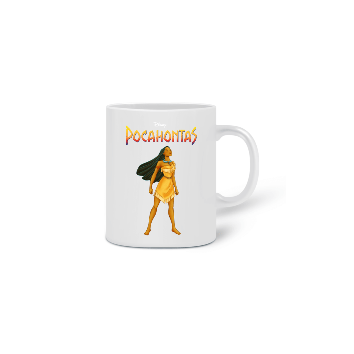 Nome do produto: Coleção Caneca Princesas - Pocahontas 